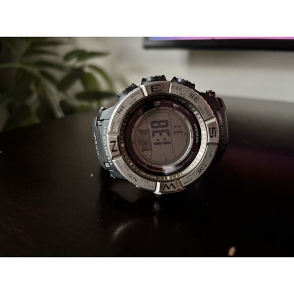 Casio Other - Casio Pro Trek PRW-3500 Men's Solar Multi-Band 6 Watch with Triple Sensor
